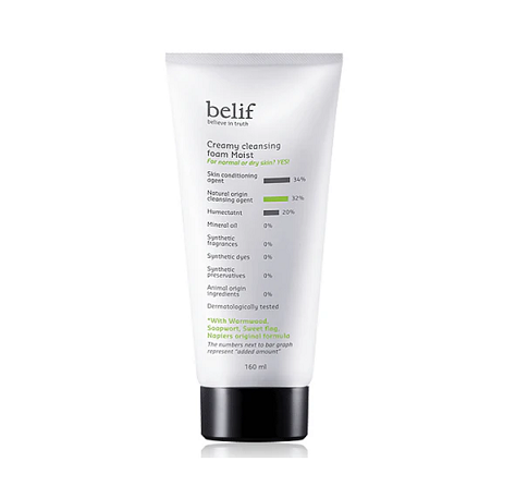 Belif creamy cleansing foam moist 160ml