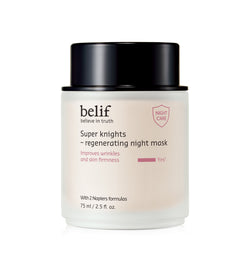 Beilf super knights - regenerating night mask 75ml