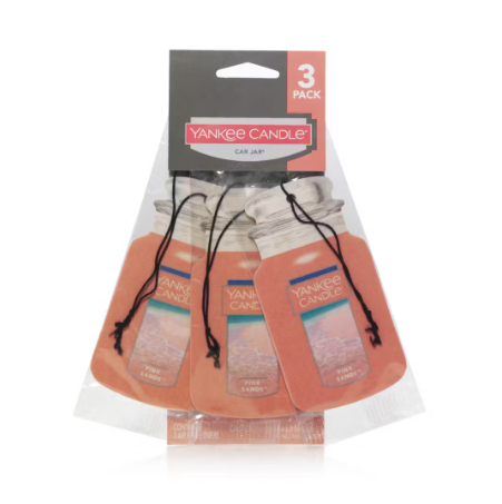 Yankee candle car jar 3P pink sands