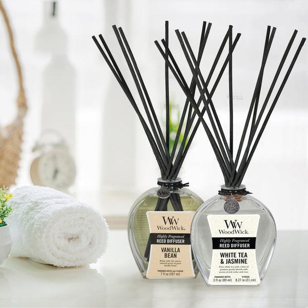 Woodwick reed diffuser white tea & jasmine