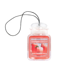 Yankee candle car jar ultimate white strawberry bellini