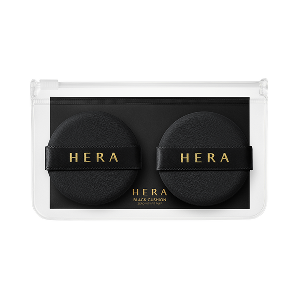 Hera black cushion zero-vity fit puff 2ea