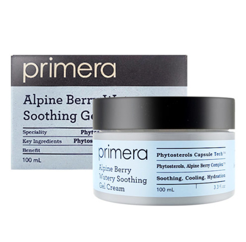 Primera alpine berry watery soothing gel cream 100ml limited size