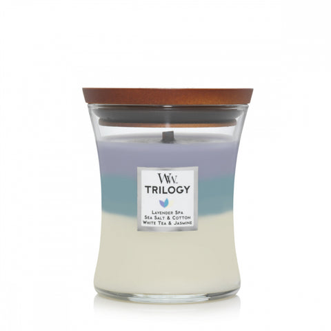 Woodwick candle trilogy calming retreat