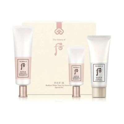 Whoo gongjinhyang seol radiant white tone up sun screen SPF50+/PA++++ special set