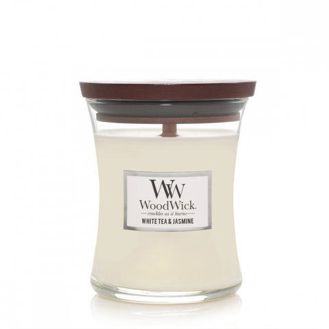 Woodwick candle white tea & jasmine