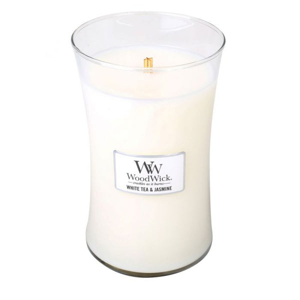 Woodwick candle white tea & jasmine
