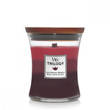 Woodwick candle trilogy sun ripened berries