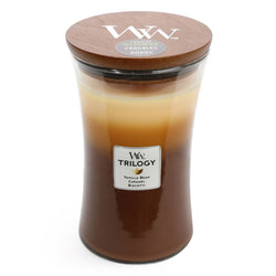 Woodwick candle trilogy cafe sweets