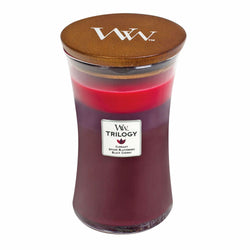 Woodwick candle trilogy sun ripened berries