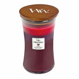 Woodwick candle trilogy sun ripened berries